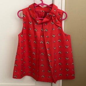 Girls' Janie and Jack Equestrian Blouse